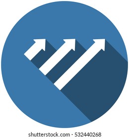 Arrow Icon Vector flat design style