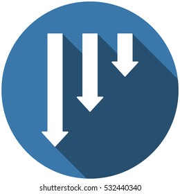 Arrow Icon Vector flat design style