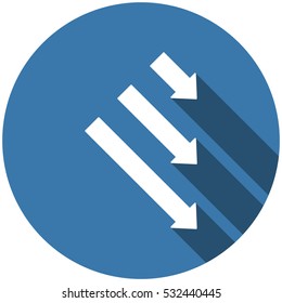 Arrow Icon Vector flat design style