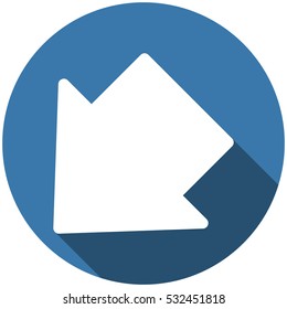 Arrow Icon Vector flat design style