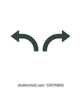 Arrow Icon Vector flat design style