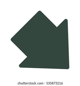 Arrow Icon Vector flat design style