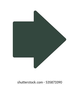 Arrow Icon Vector flat design style