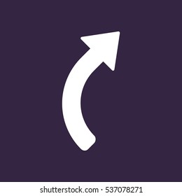 Arrow Icon Vector flat design style