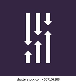 Arrow Icon Vector flat design style