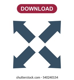 Arrow Icon Vector flat design style