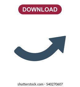 Arrow Icon Vector flat design style