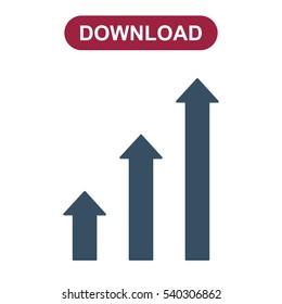 Arrow Icon Vector flat design style