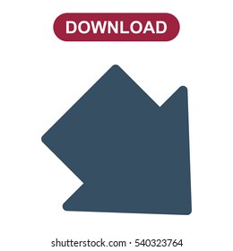 Arrow Icon Vector flat design style