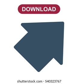 Arrow Icon Vector flat design style