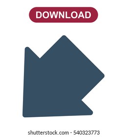 Arrow Icon Vector flat design style