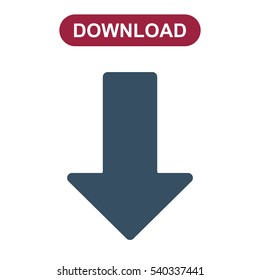 Arrow Icon Vector flat design style
