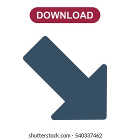 Arrow Icon Vector flat design style