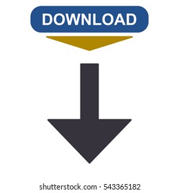 Arrow Icon Vector flat design style