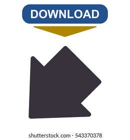 Arrow Icon Vector flat design style