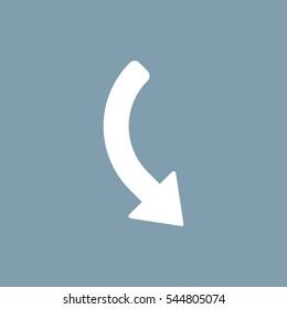 Arrow Icon Vector flat design style