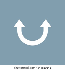 Arrow Icon Vector flat design style