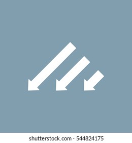 Arrow Icon Vector flat design style