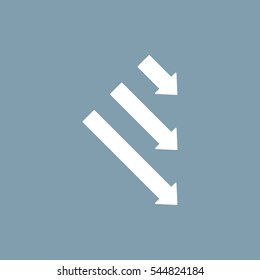 Arrow Icon Vector flat design style
