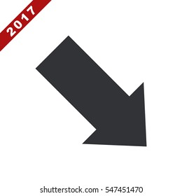 Arrow Icon Vector flat design style
