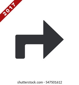 Arrow Icon Vector flat design style