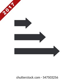 Transfer Arrow Icon Vector Illustration Flat Stock Vector (Royalty Free ...