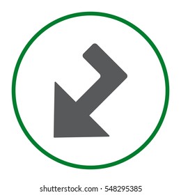 Arrow Icon Vector flat design style