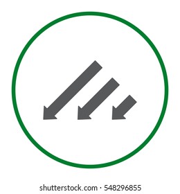 Arrow Icon Vector flat design style