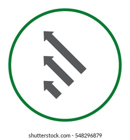 Arrow Icon Vector flat design style