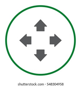 Arrow Icon Vector flat design style