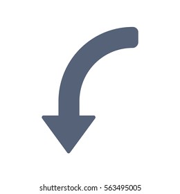 Arrow Icon Vector flat design style