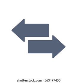 arrow Icon, vector flat design style
