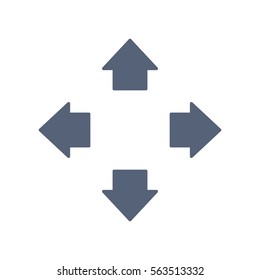 Arrow Icon Vector flat design style