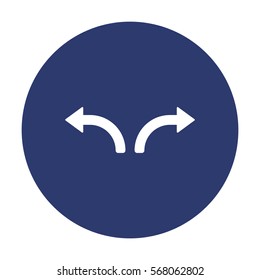 Arrow Icon Vector flat design style