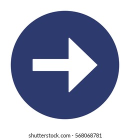 Arrow Icon Vector flat design style
