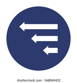 Arrow Icon Vector flat design style