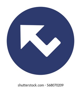 Arrow Icon Vector flat design style
