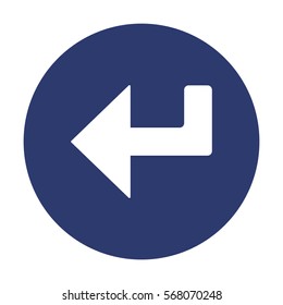 Arrow Icon Vector flat design style