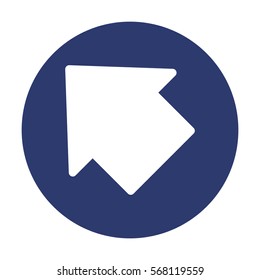 Arrow Icon Vector flat design style