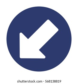 Arrow Icon Vector flat design style