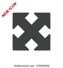 Arrow Icon Vector flat design style