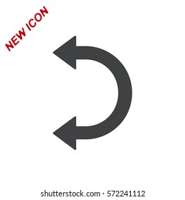 Arrow Icon Vector flat design style