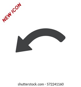 Arrow Icon Vector flat design style