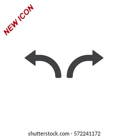 Arrow Icon Vector flat design style