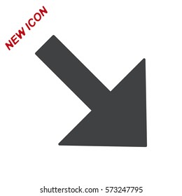 Arrow Icon Vector flat design style