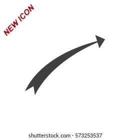 Arrow Icon Vector flat design style