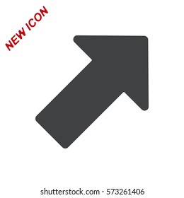 Arrow Icon Vector flat design style