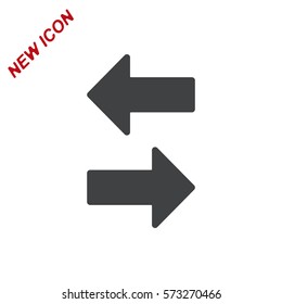 Arrow Icon Vector flat design style