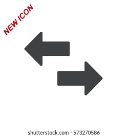 Arrow Icon Vector flat design style