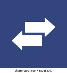 arrow Icon, vector flat design style
